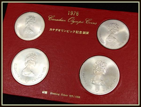 カナダオリンピック　記念　銀貨　19761976記念銀貨